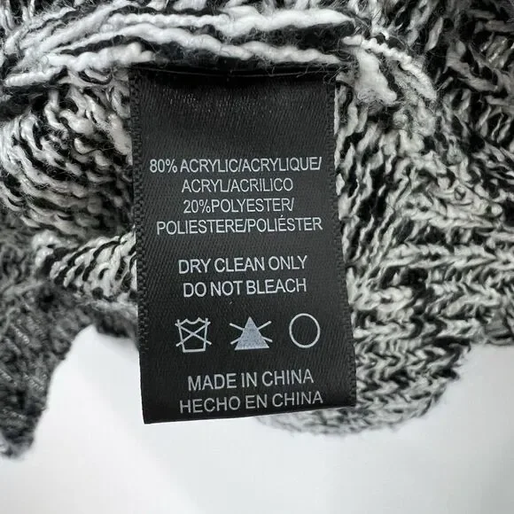 Anthropologie MOTH Kingsley Marled Cable Knit Cowl Neck Sweater Size L - Picture 10 of 10